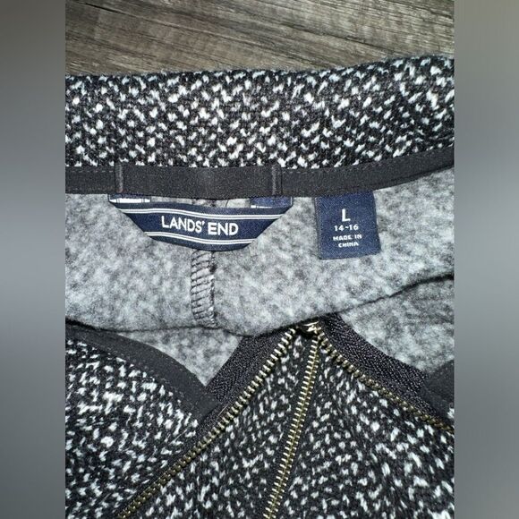 Lands End Women’s Zip‎ Polyester Knit Jacket Size L - Picture 6 of 8